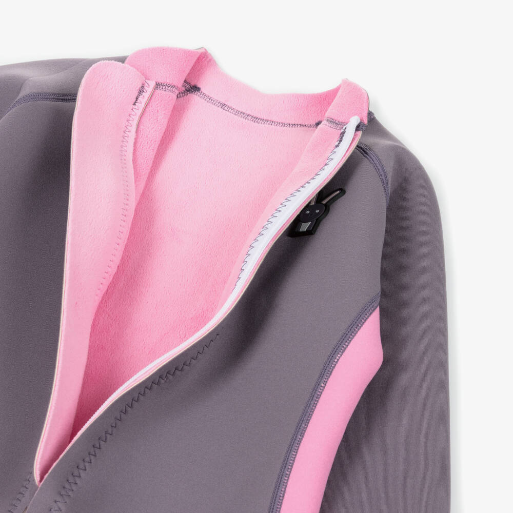 Roarsome-Purple & Pink Hop The Bunny Short Wetsuit | Childrensalon