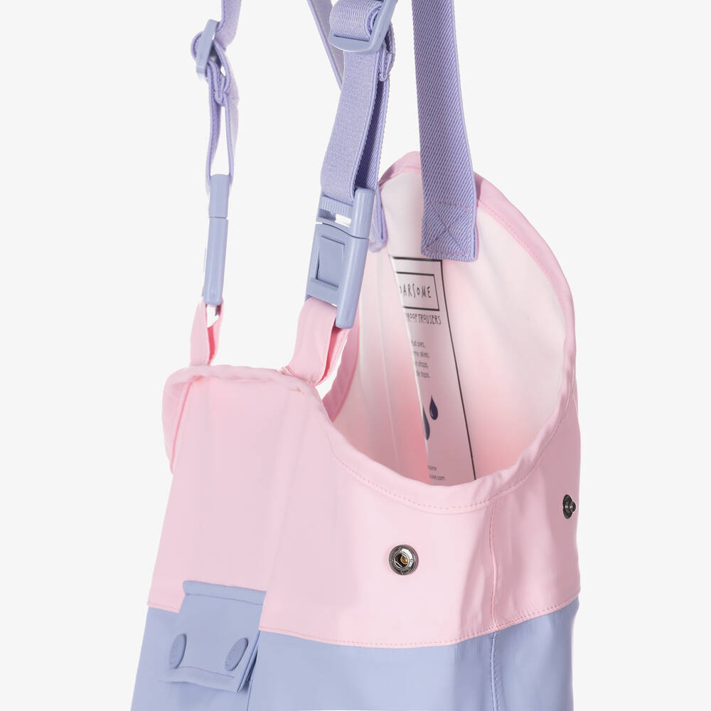 Roarsome-Purple Sparkle The Unicorn Rain Trousers | Childrensalon