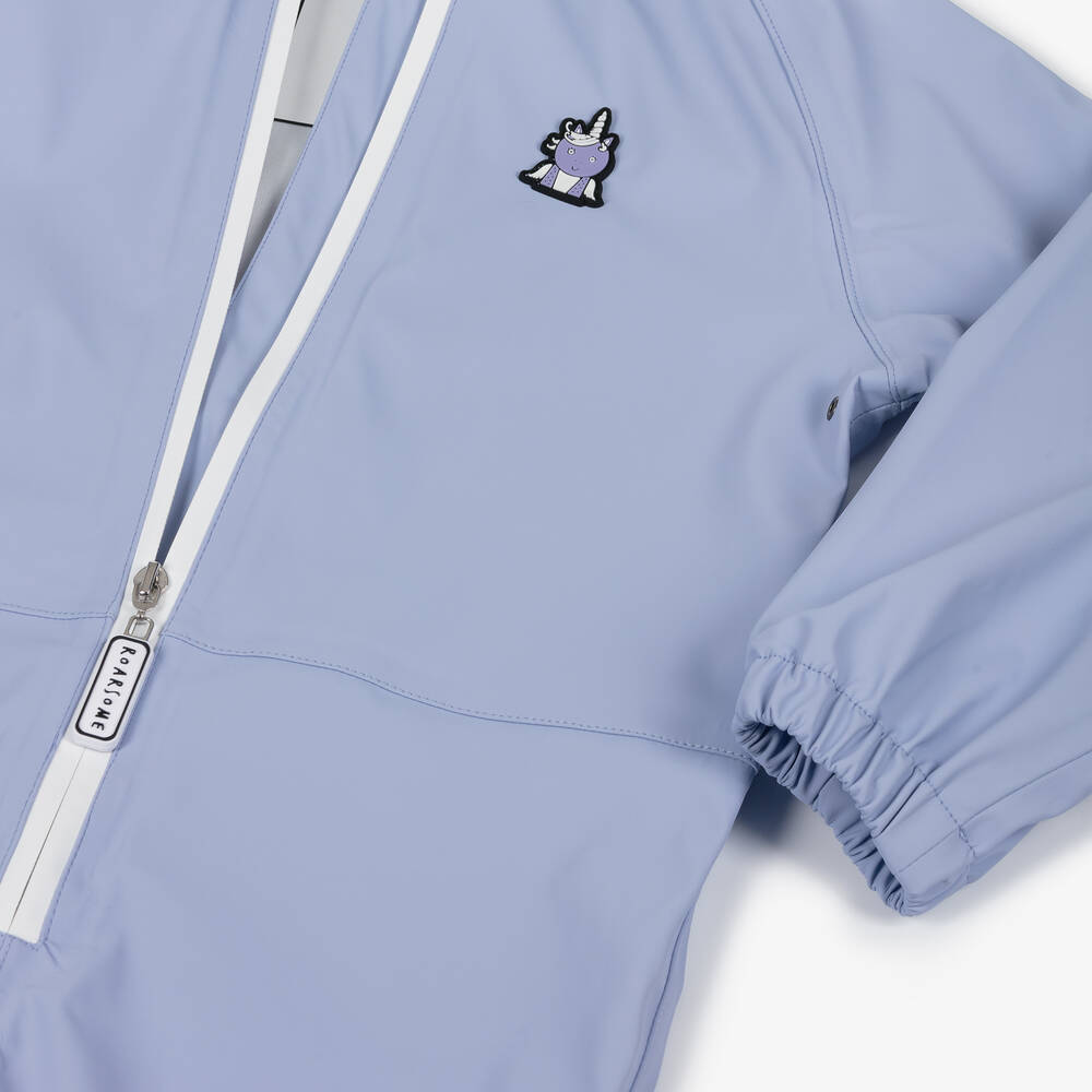 Roarsome-Сиреневый блестящий дождевик Единорог | Childrensalon