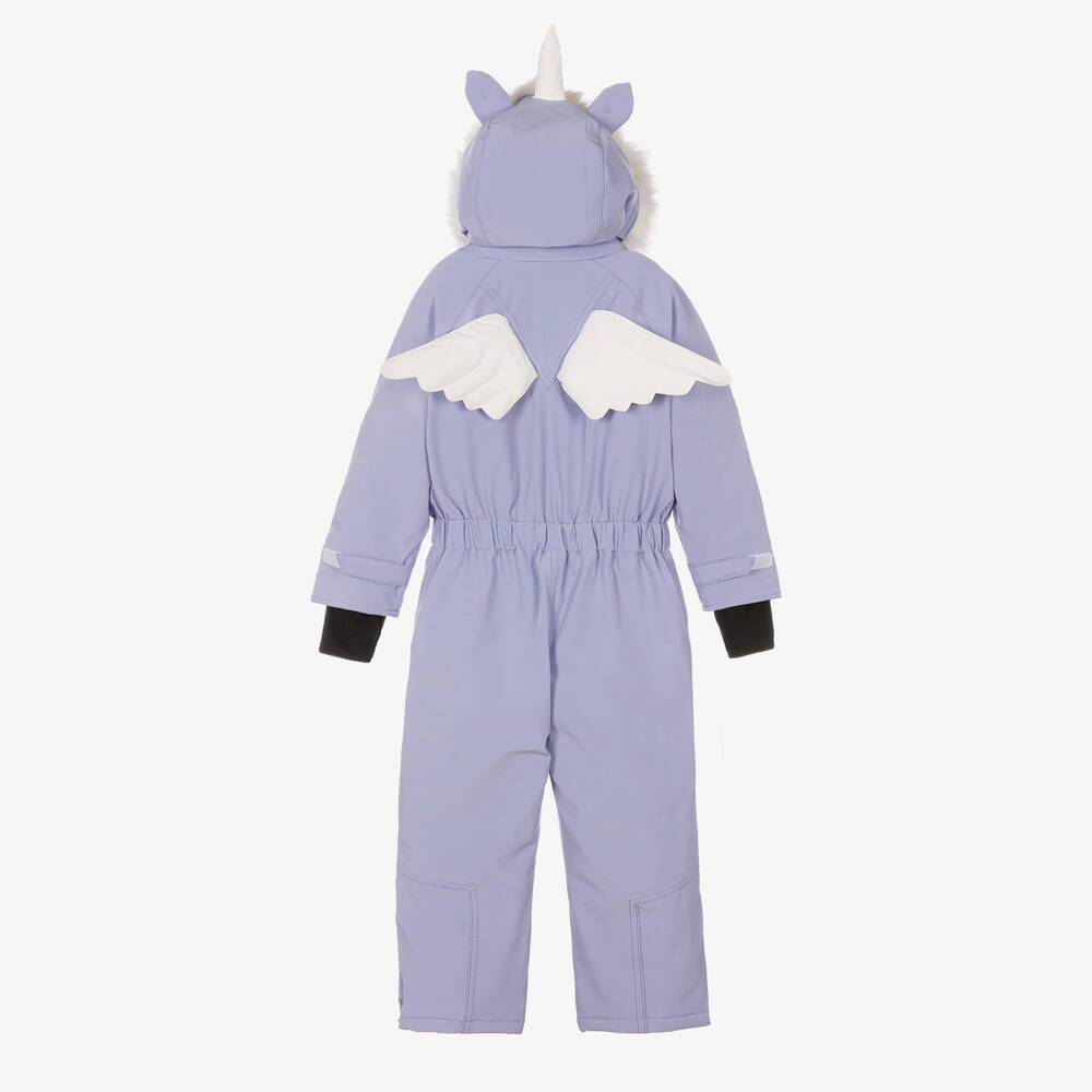 Roarsome-Purple Sparkle The Unicorn Snowsuit | Childrensalon