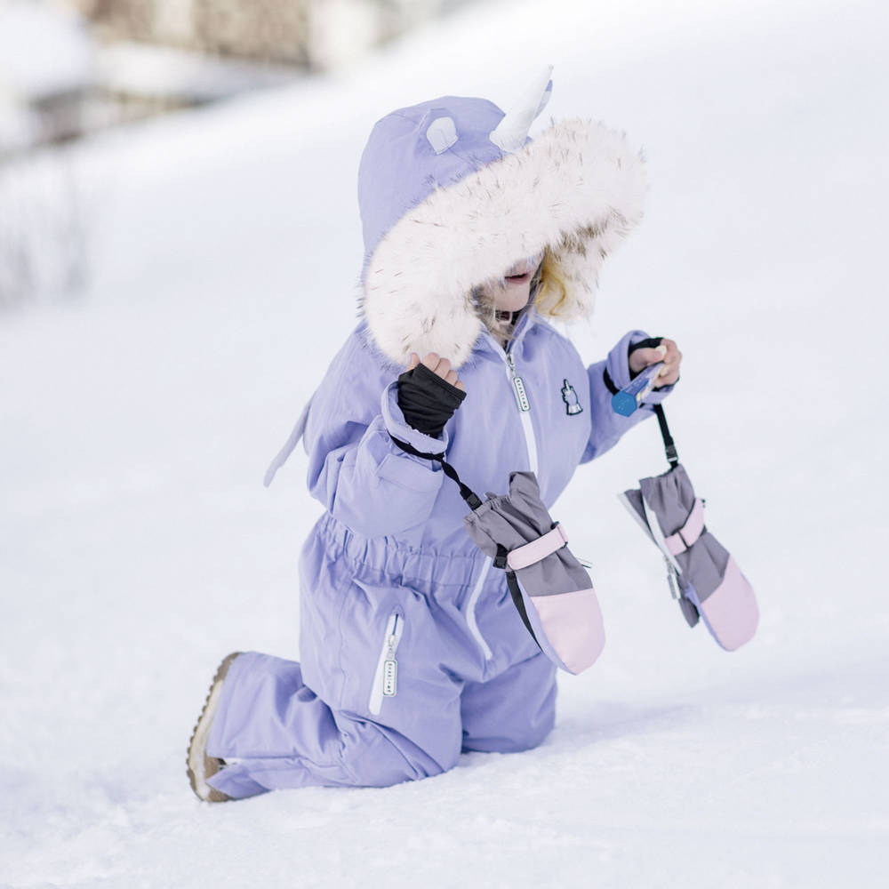 Roarsome-Purple Sparkle The Unicorn Snowsuit | Childrensalon