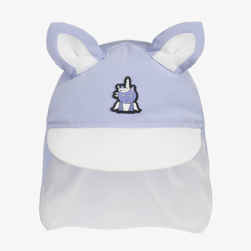 Roarsome-Purple Sparkle The Unicorn Sun Cap | Childrensalon