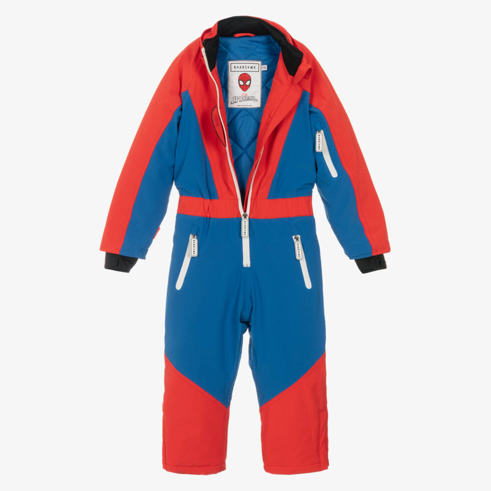 Roarsome-Red & Blue Spiderman Ski Snowsuit | Childrensalon