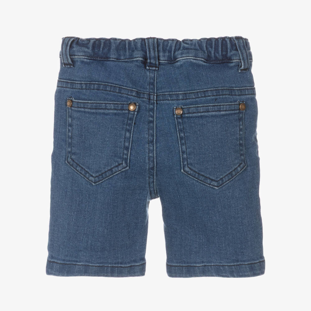 Roberto Cavalli-شورت برمودا دنيم لون أزرق للأولاد | Childrensalon