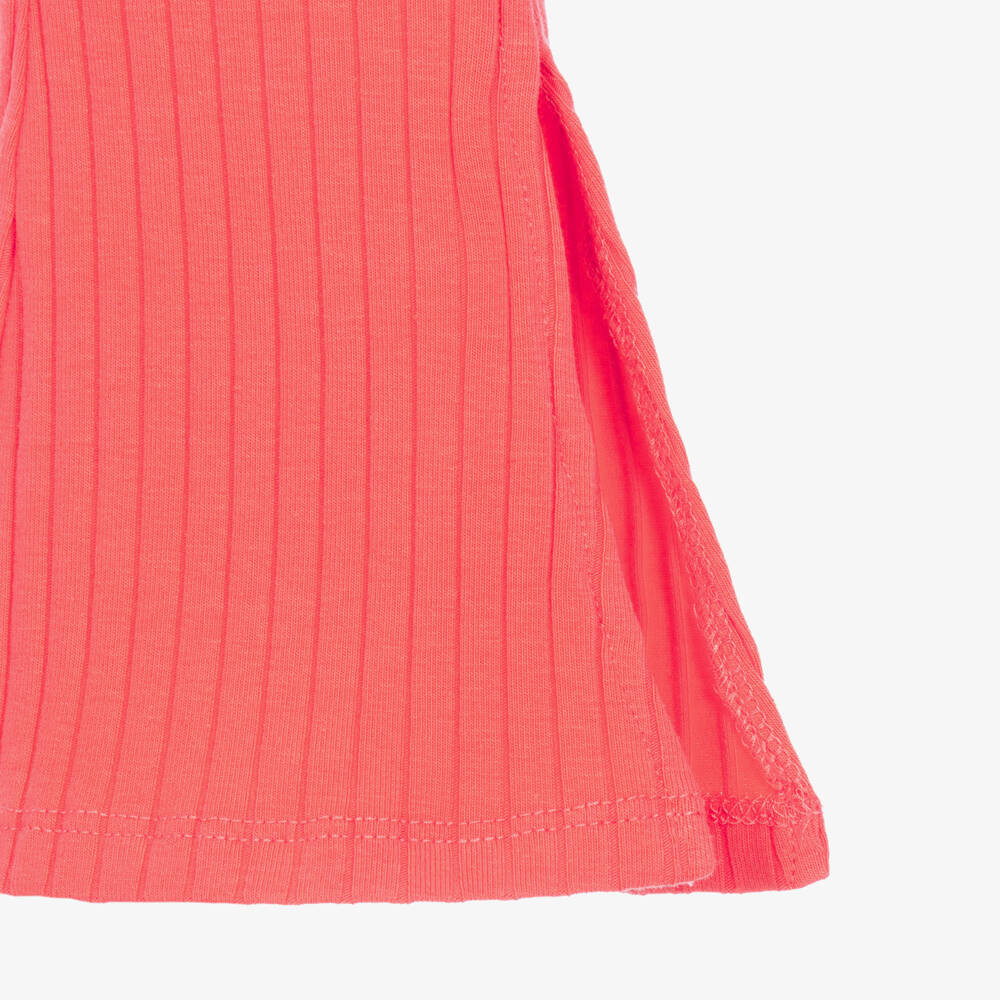 Rock Your Baby-Girls Coral Pink Jersey Flared Leggings | Childrensalon