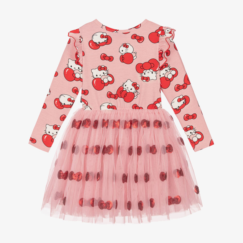 Rock Your Baby-Girls Pink Hello Kitty Jersey & Tulle Dress | Childrensalon
