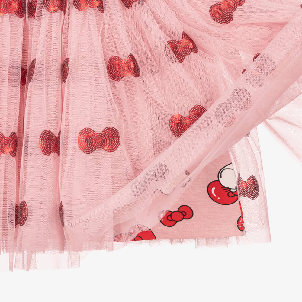 Rock Your Baby-Girls Pink Hello Kitty Jersey & Tulle Dress | Childrensalon