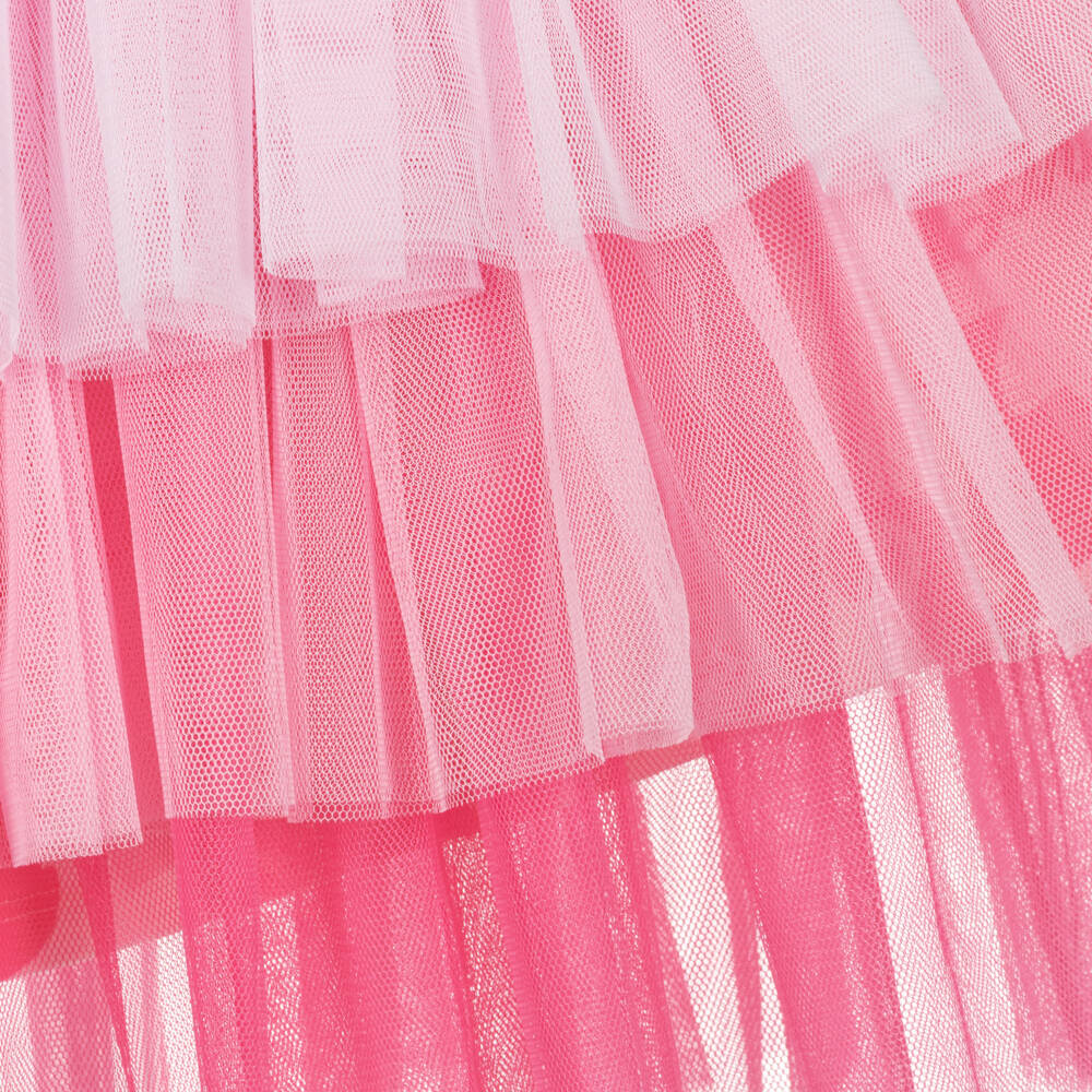 Rock Your Baby-Girls Pink Jersey & Tulle Dress with Barbie Print | Childrensalon