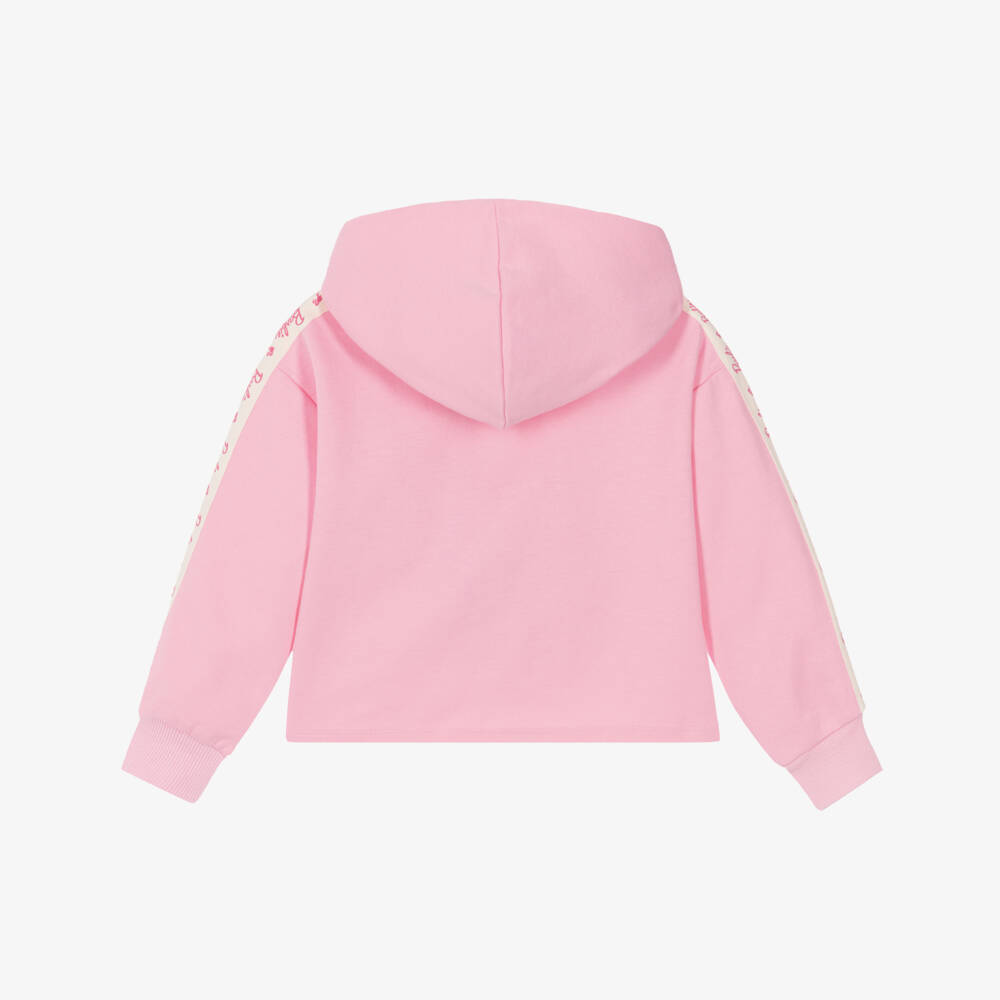 Rock Your Baby-Girls Pink Sequin Barbie Hoodie | Childrensalon