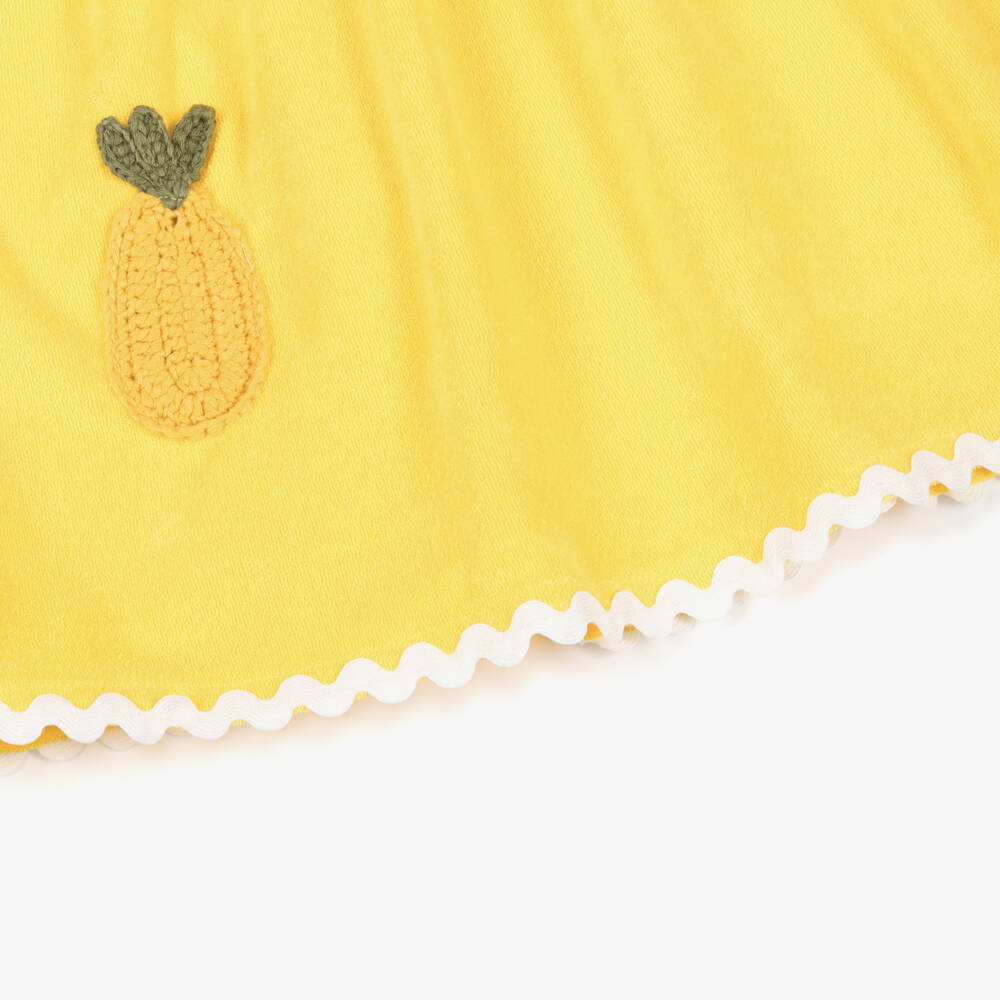 Rock Your Baby-Girls Yellow Terry Towelling Sun Dress | Childrensalon