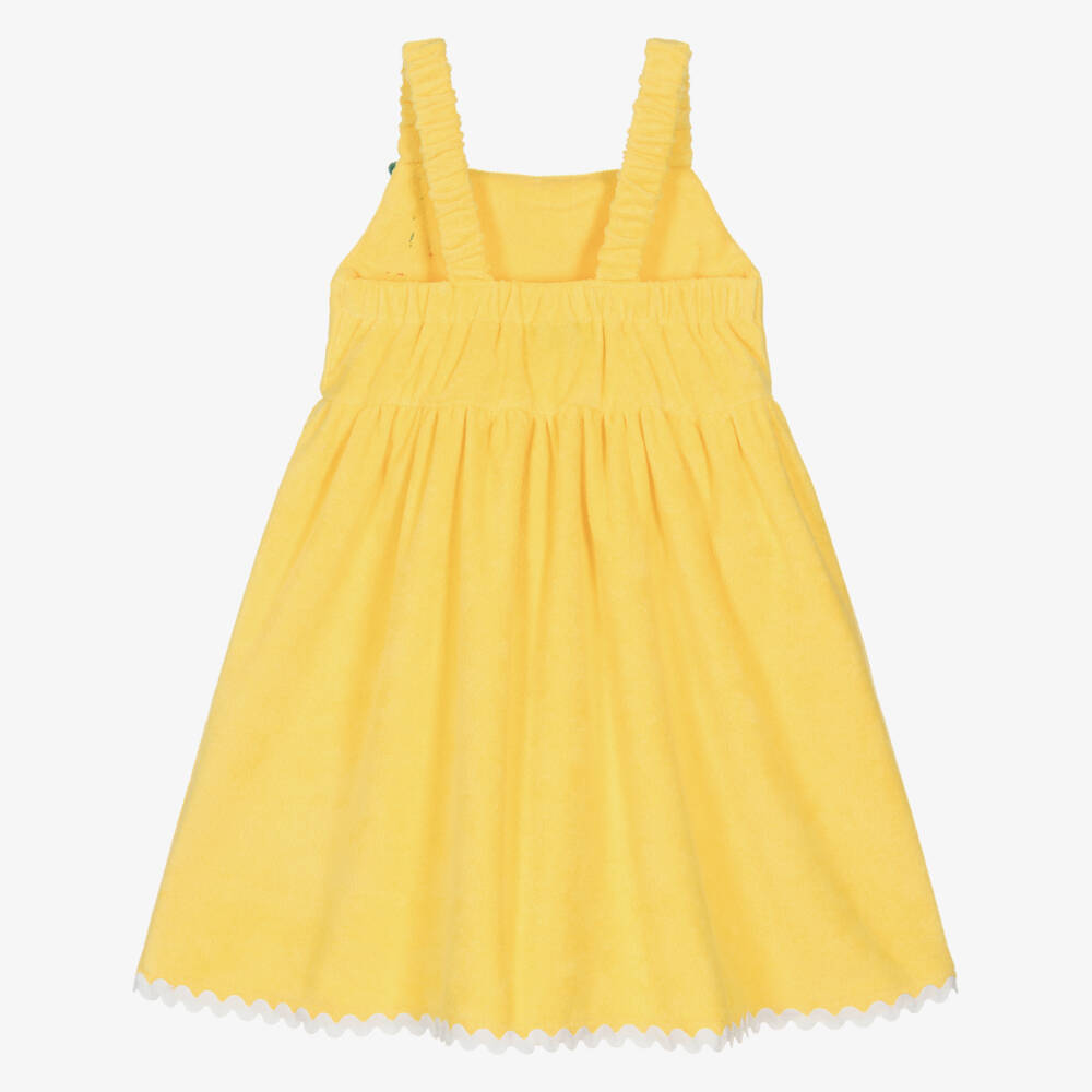 Rock Your Baby-Girls Yellow Terry Towelling Sun Dress | Childrensalon