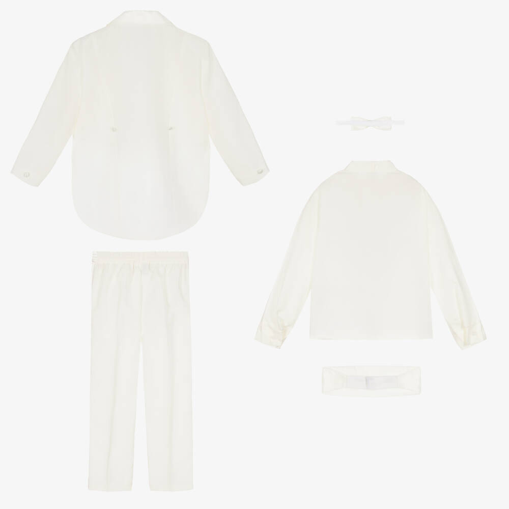 Romano-بدلة توكسيدو لون عاجي للأولاد | Childrensalon