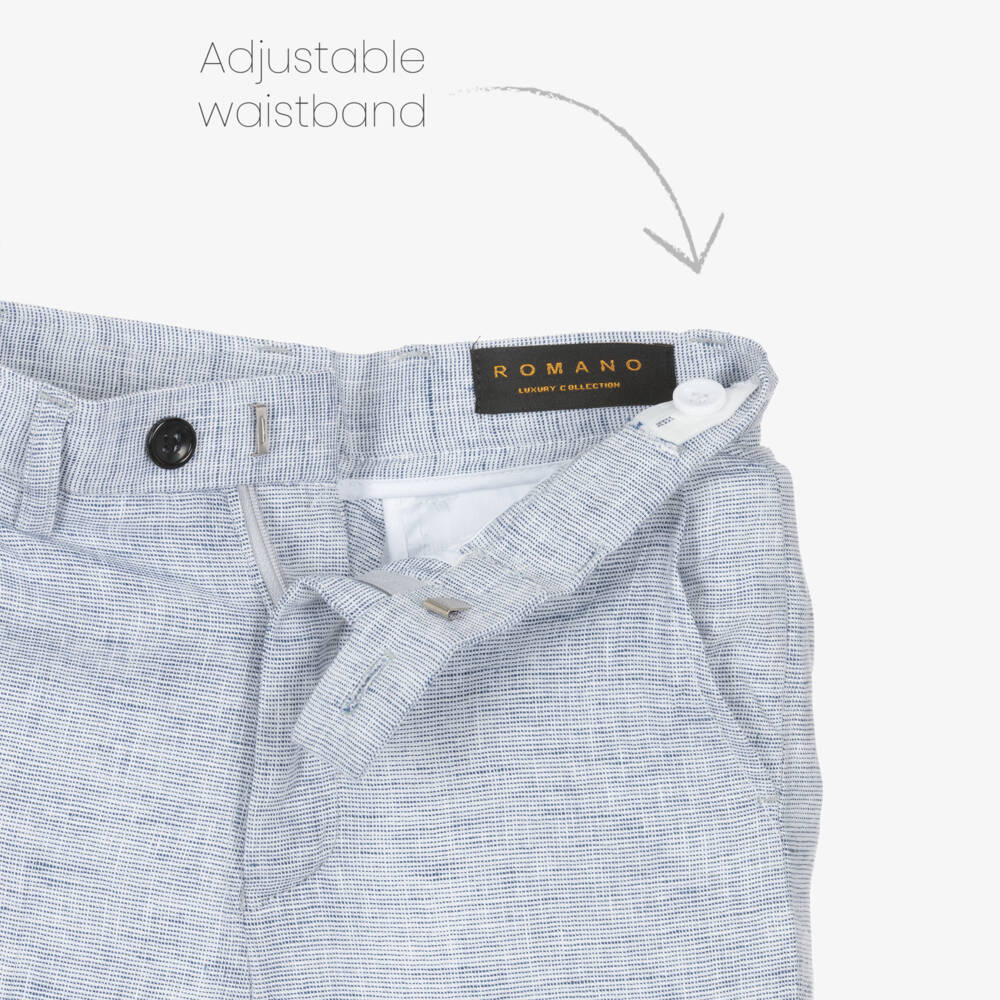 Romano-Boys Light Blue Suit | Childrensalon