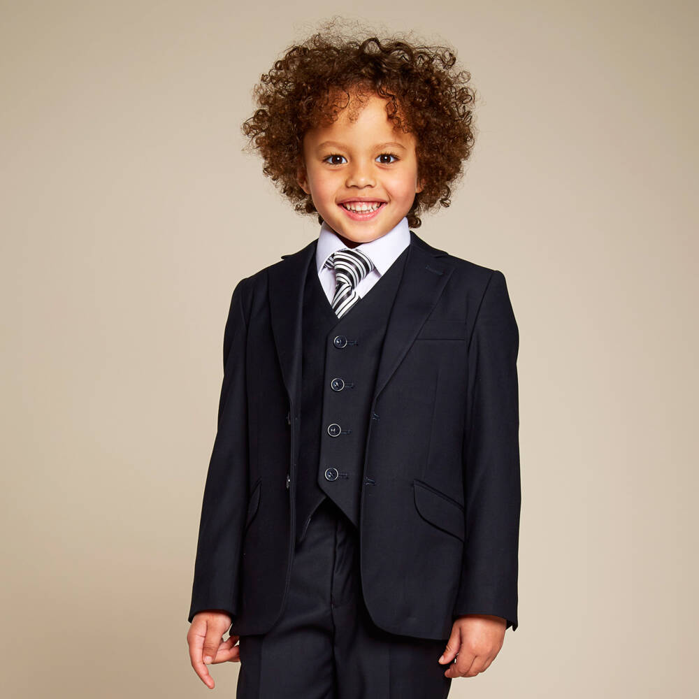 Romano-بدلة لون كحلي للاولاد | Childrensalon