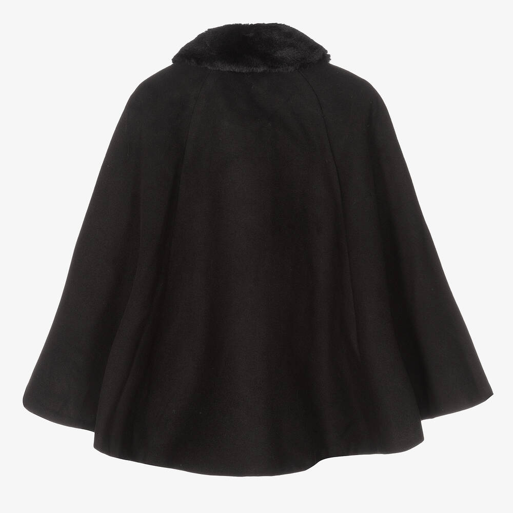 Romano-كيب جوخ لون أسود للبنات | Childrensalon