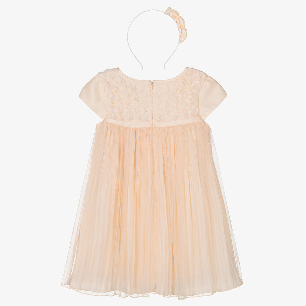Romano-Girls Pink Tulle Dress Set | Childrensalon