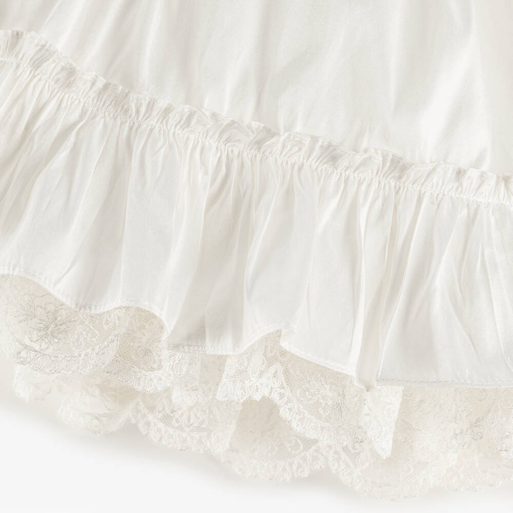 Sarah Louise-Baby Girls Ivory Silk Dress Set | Childrensalon