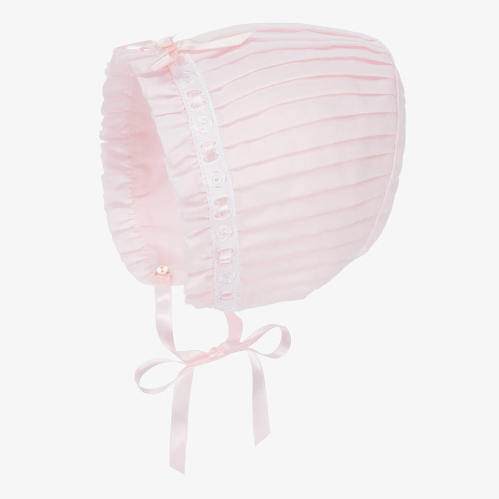 Sarah Louise-Розовый чепец для девочек | Childrensalon