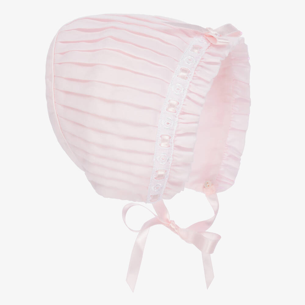 Sarah Louise-Розовый чепец для девочек | Childrensalon