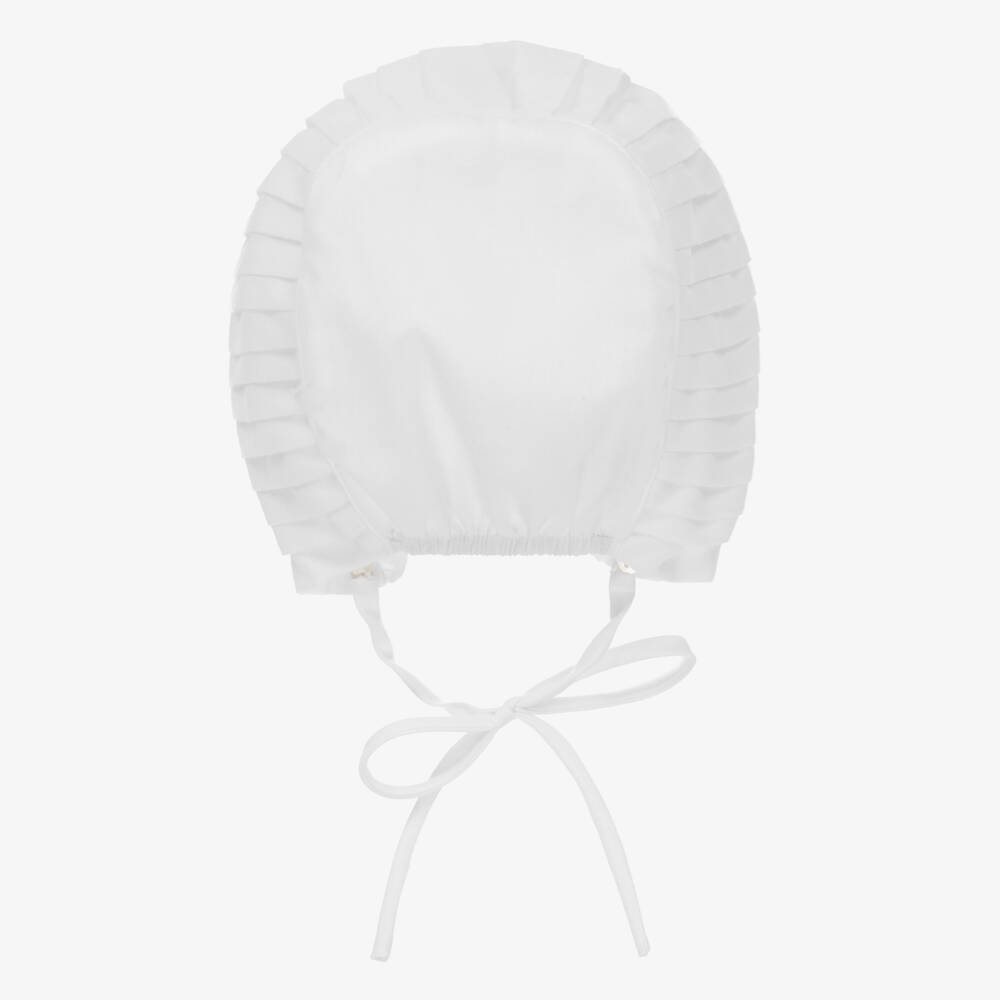 Sarah Louise-Белый чепец для девочек | Childrensalon