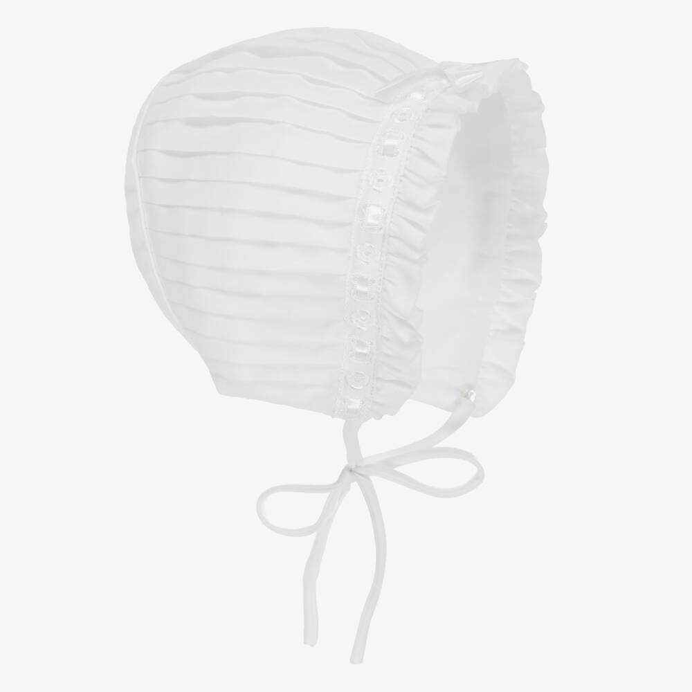 Sarah Louise-Белый чепец для девочек | Childrensalon