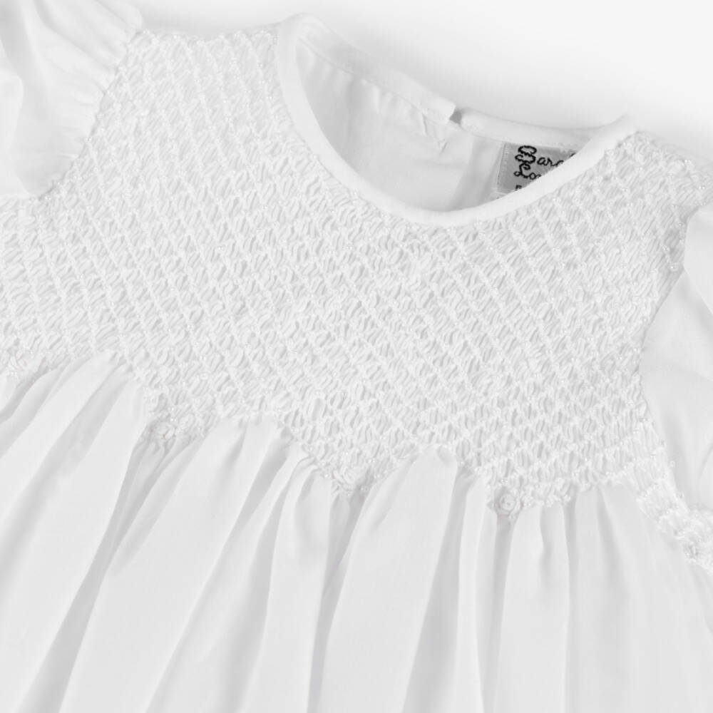 Sarah Louise-Beaded Ceremony Gown & Bonnet Set | Childrensalon