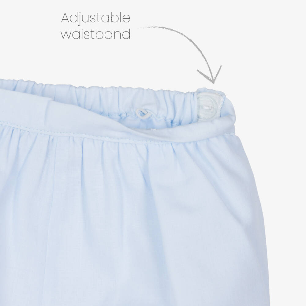 Sarah Louise-Нарядный бело-голубой костюм | Childrensalon