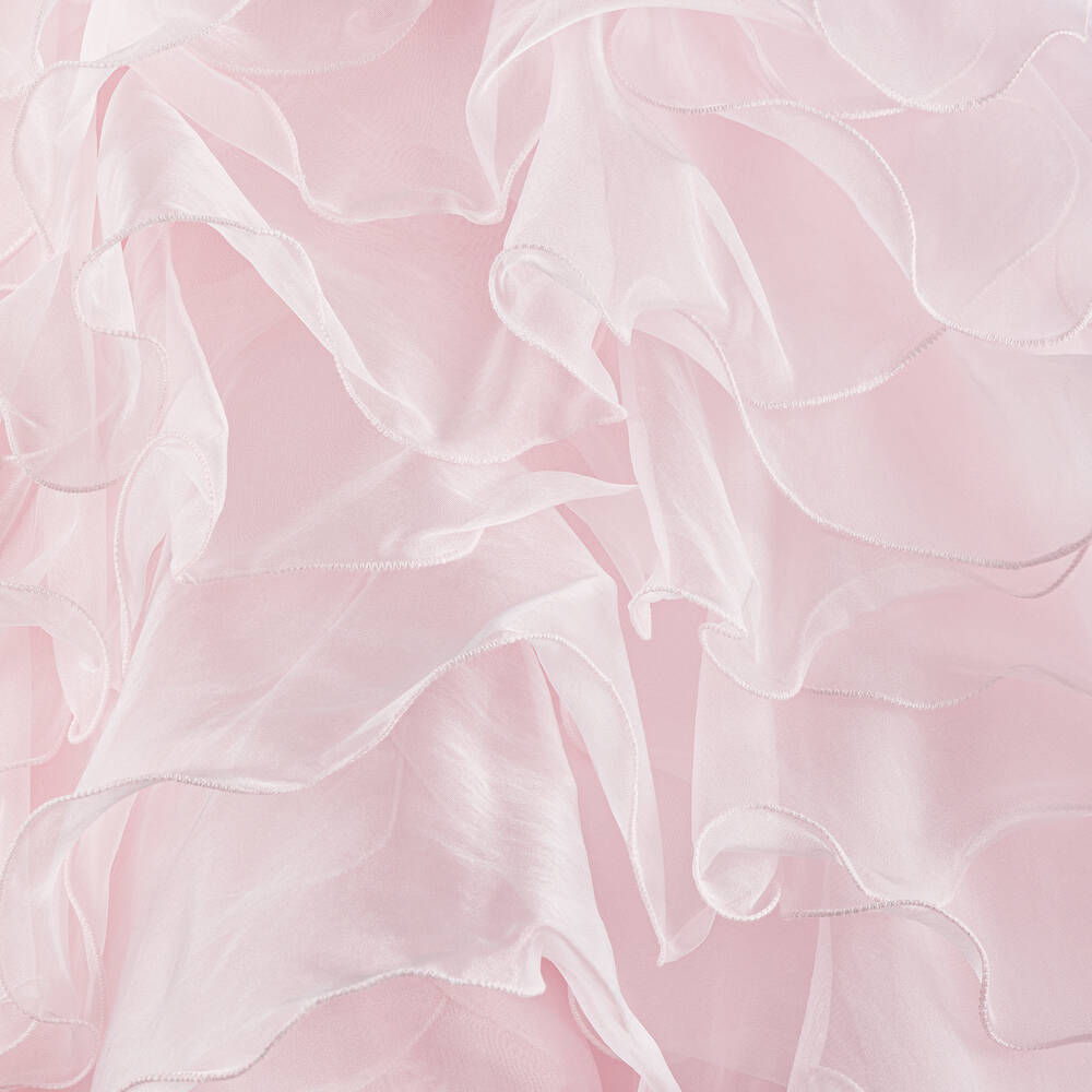 Sarah Louise-فستان كشكش طويل لون زهري | Childrensalon