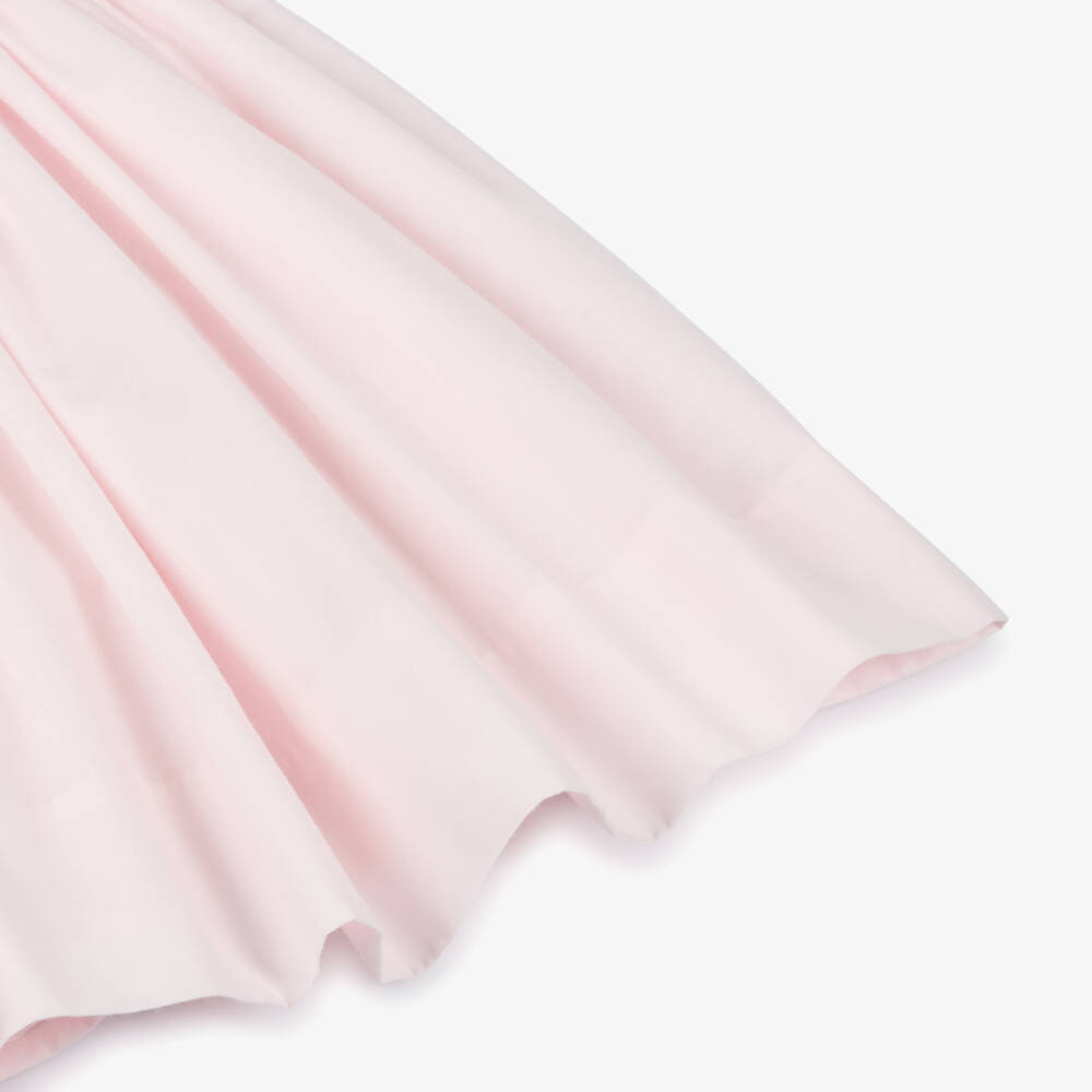 Sarah Louise-فستان تطريز سموك قطن لون زهري | Childrensalon