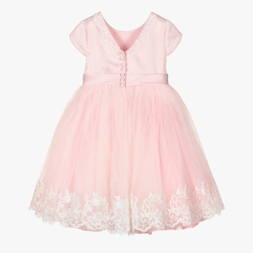 Sarah Louise-فستان تول وساتان لون زهري | Childrensalon