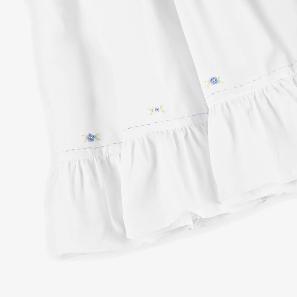 Sarah Louise-Белое платье с ручной сборкой для малышек | Childrensalon