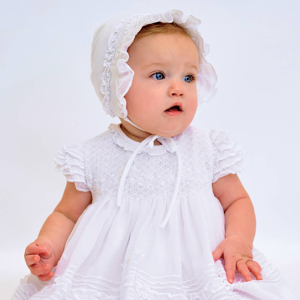 Sarah Louise-White Ceremony Dress Set | Childrensalon