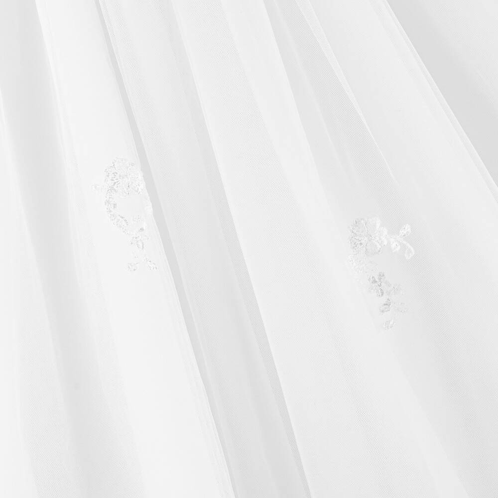 Sarah Louise-White Lace Gown & Bonnet Set | Childrensalon