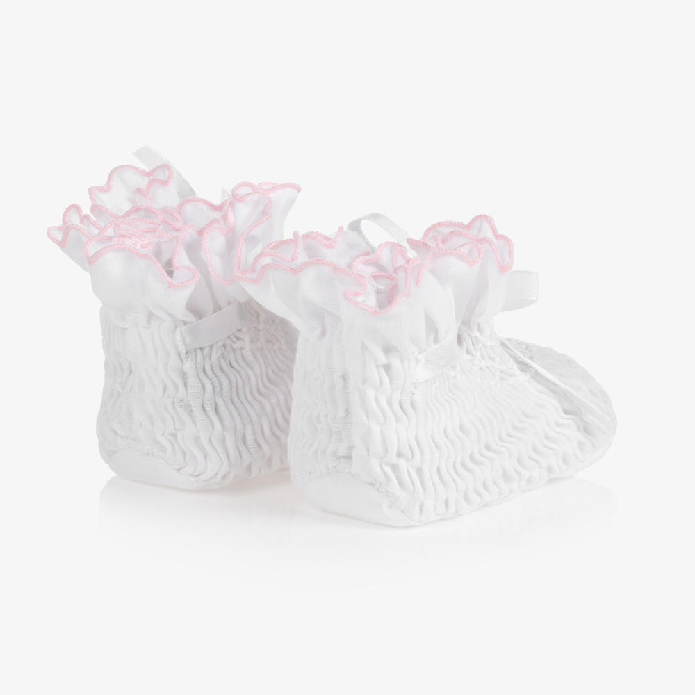 Sarah Louise-بوط مطرز باليد للرضيعات  | Childrensalon