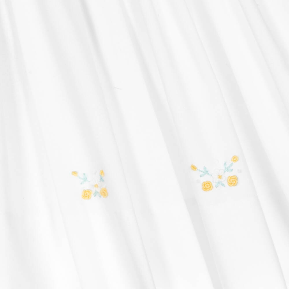 Sarah Louise-Белое платье с ручной сборкой для малышей | Childrensalon