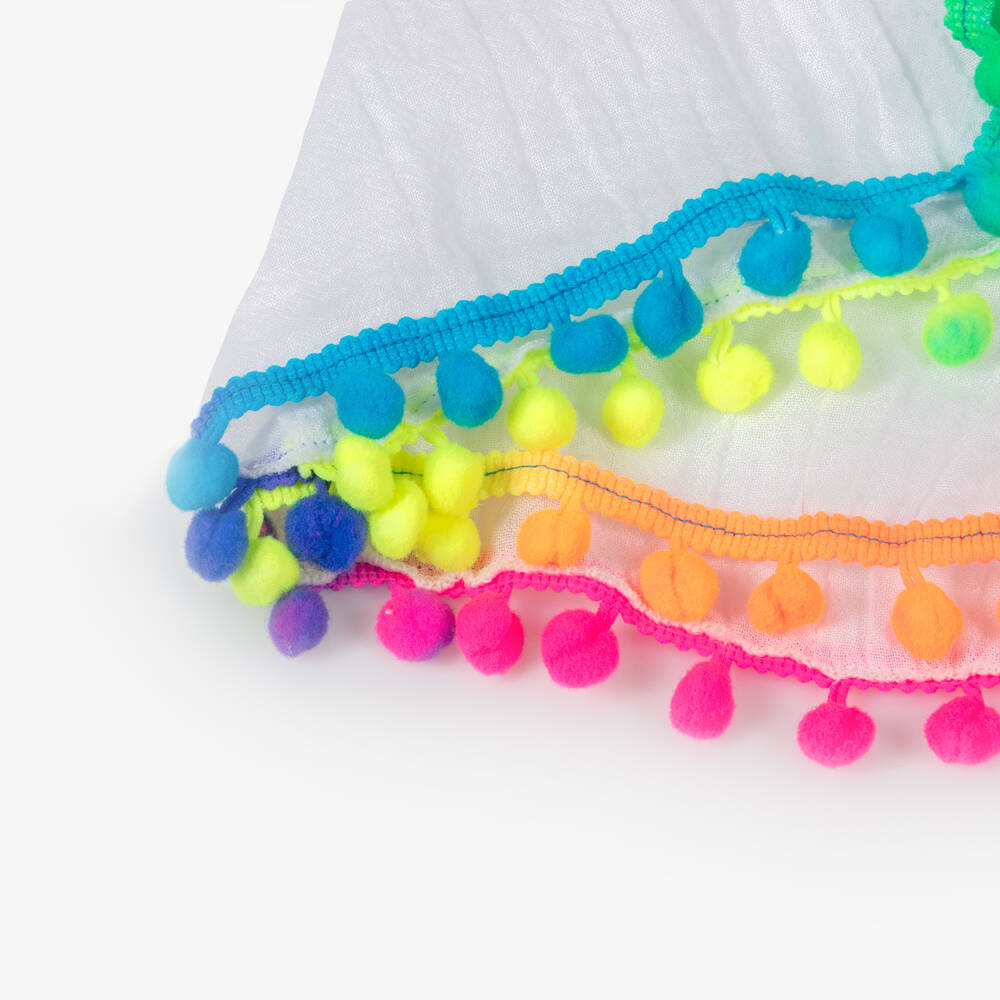 Selini Action-شورت بوم بوم قطن لون أبيض | Childrensalon