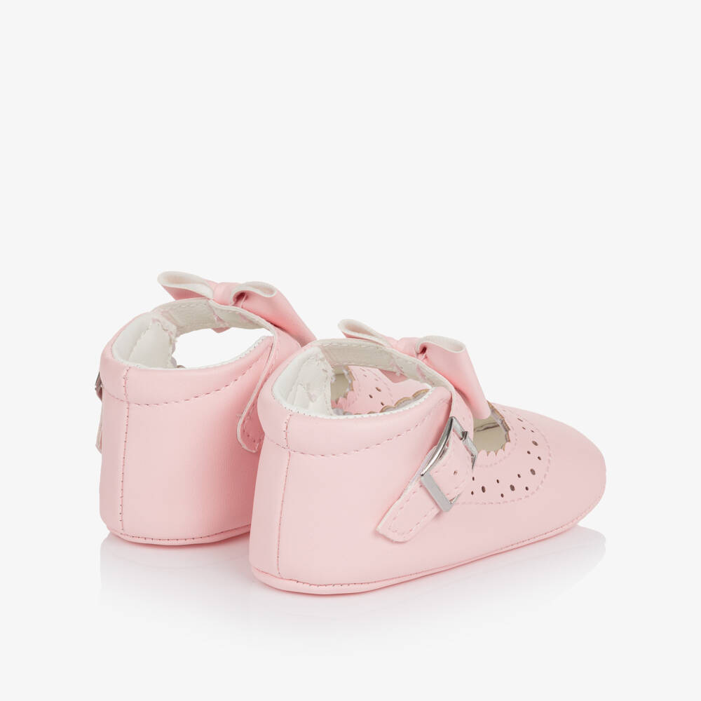 Sevva-حذاء لمرحلة بدء المشي لون زهري للبنات الرضع | Childrensalon