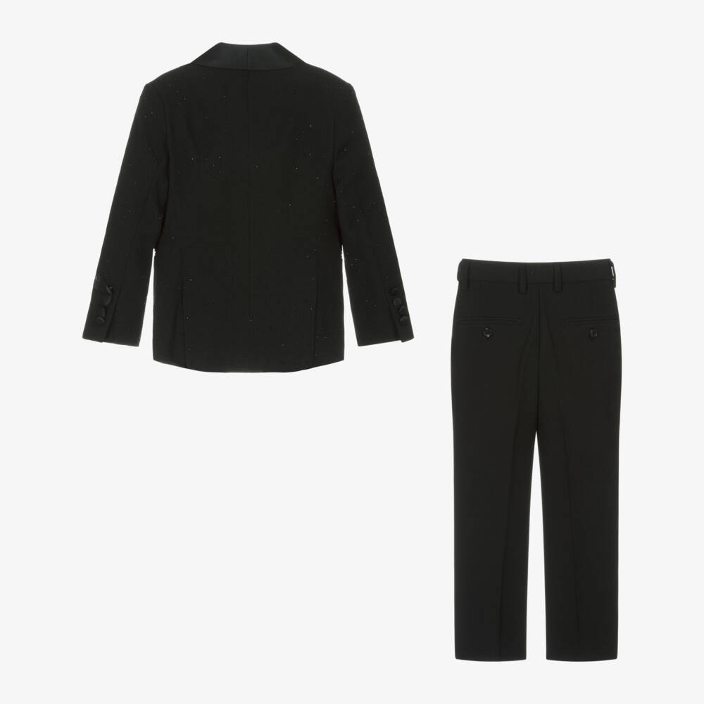 Sevva-Boys Black Suit with Rhinestones | Childrensalon
