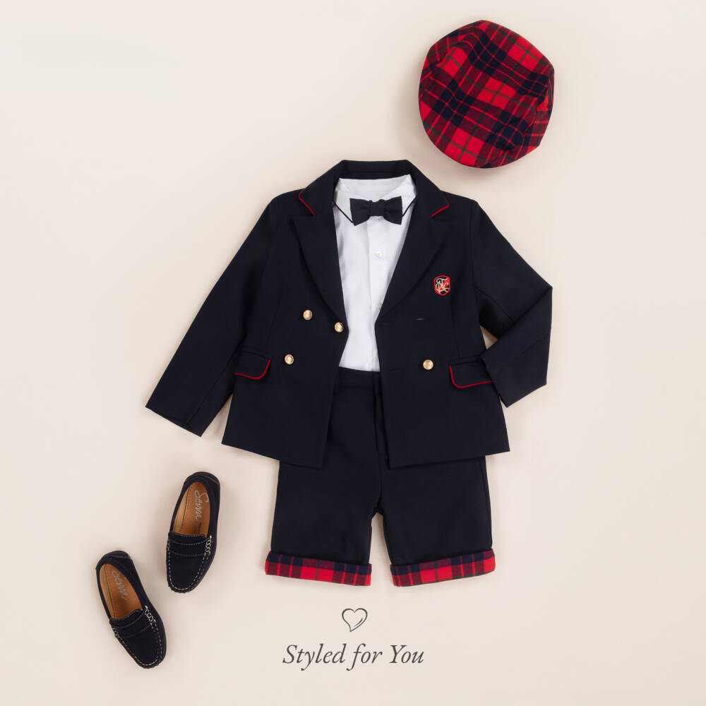 Sevva-لوفر جلد صناعي لون كحلي للأولاد | Childrensalon