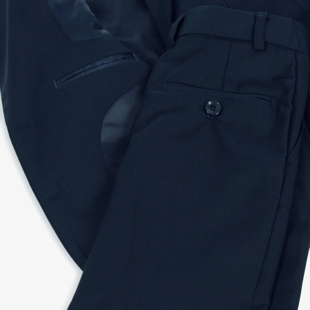 Sevva-بدلة تويل لون كحلي للأولاد | Childrensalon