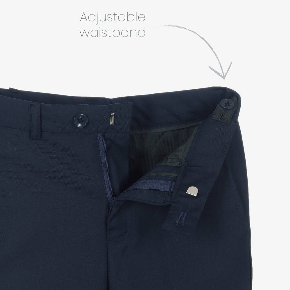 Sevva-بدلة تويل لون كحلي للأولاد | Childrensalon