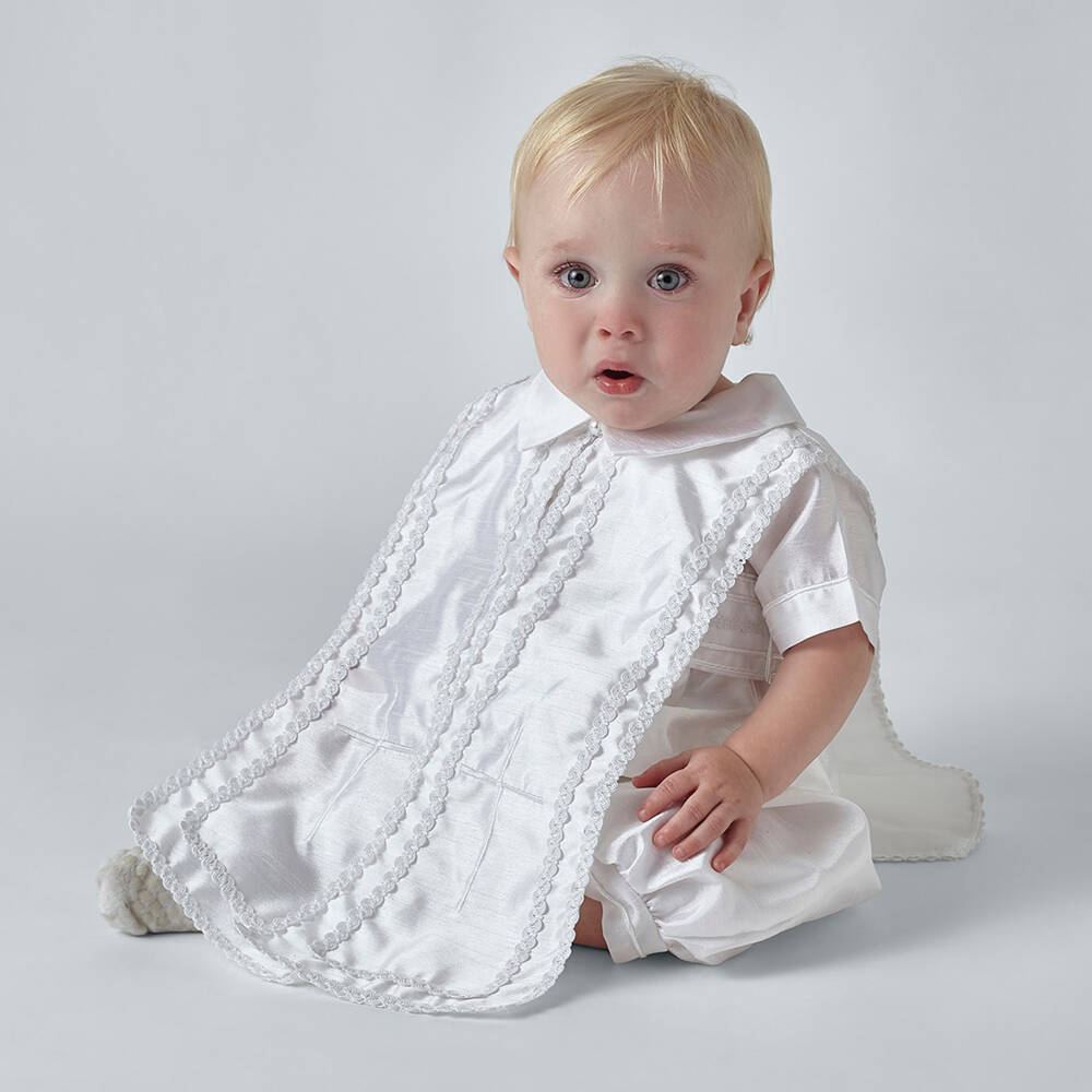 Sevva-Boys White Ceremony Babysuit Set | Childrensalon