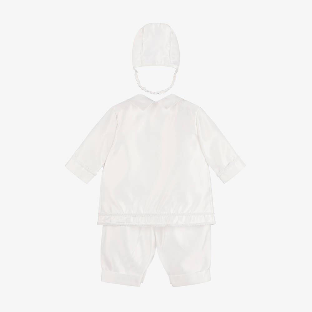 Sevva-Boys White Ceremony Babysuit Set | Childrensalon
