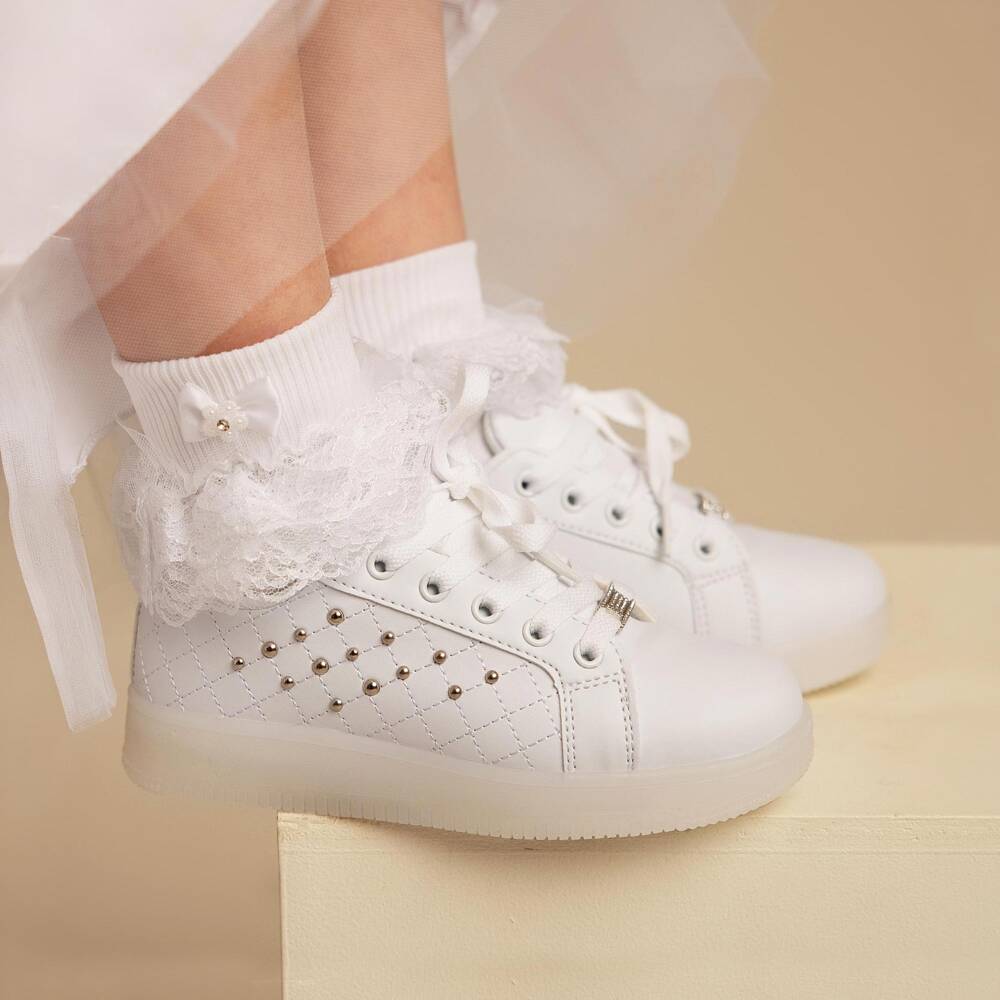 Sevva-Кремовые кружевные носки для девочек | Childrensalon