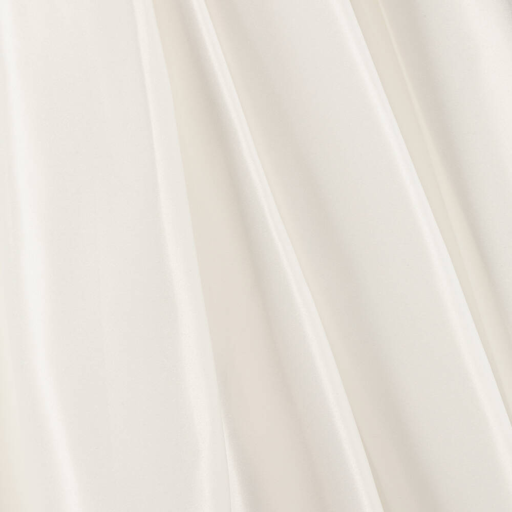 Sevva-Girls Ivory Satin Dress with Bow | Childrensalon