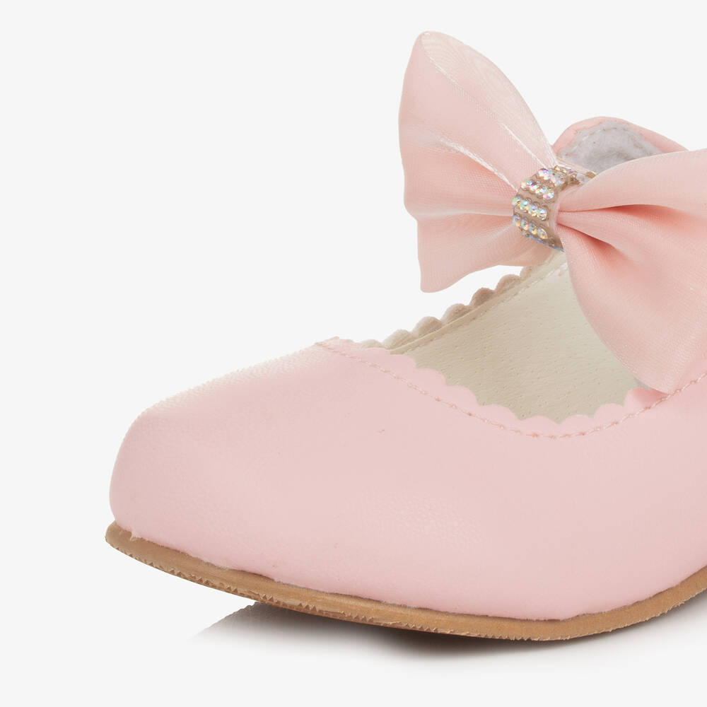 Sevva-Girls Pink Mary Jane Shoes   | Childrensalon