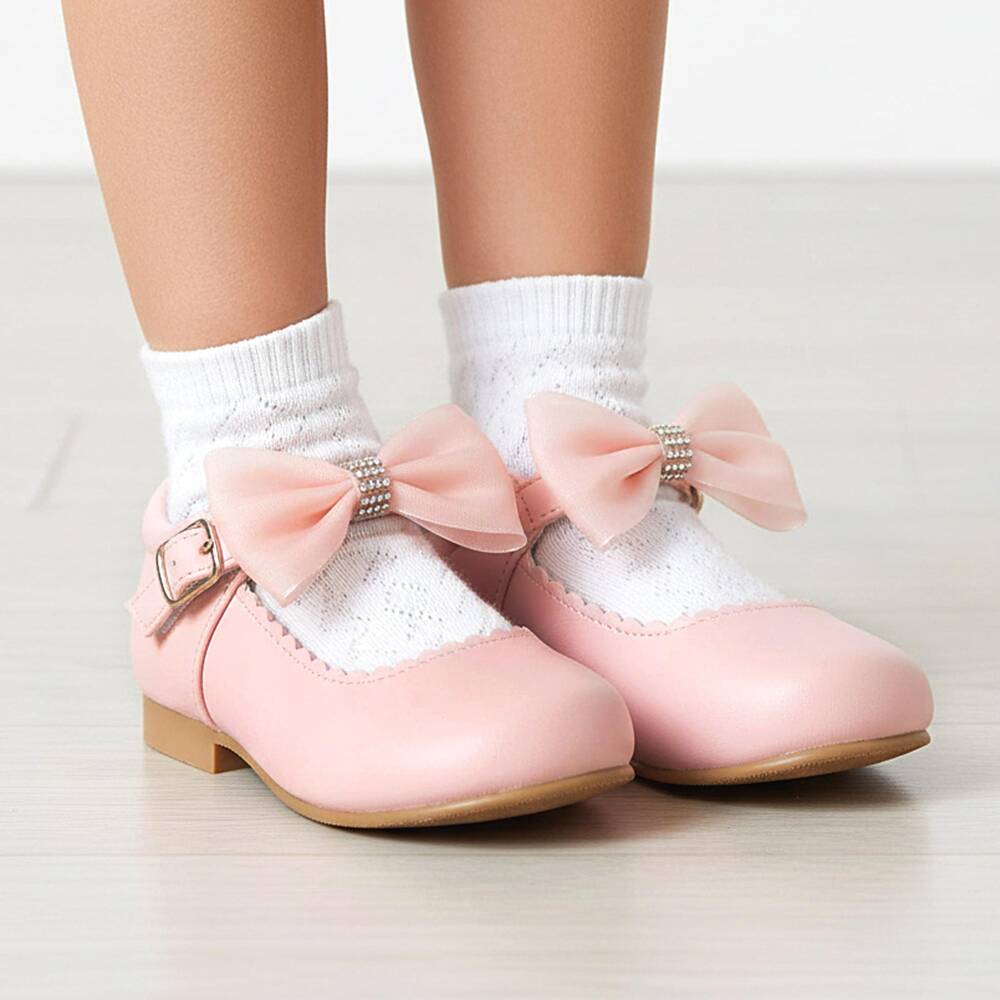 Sevva-Girls Pink Mary Jane Shoes | Childrensalon