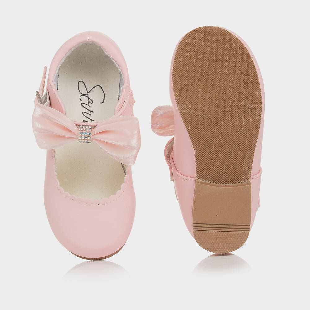 Sevva-Girls Pink Mary Jane Shoes   | Childrensalon