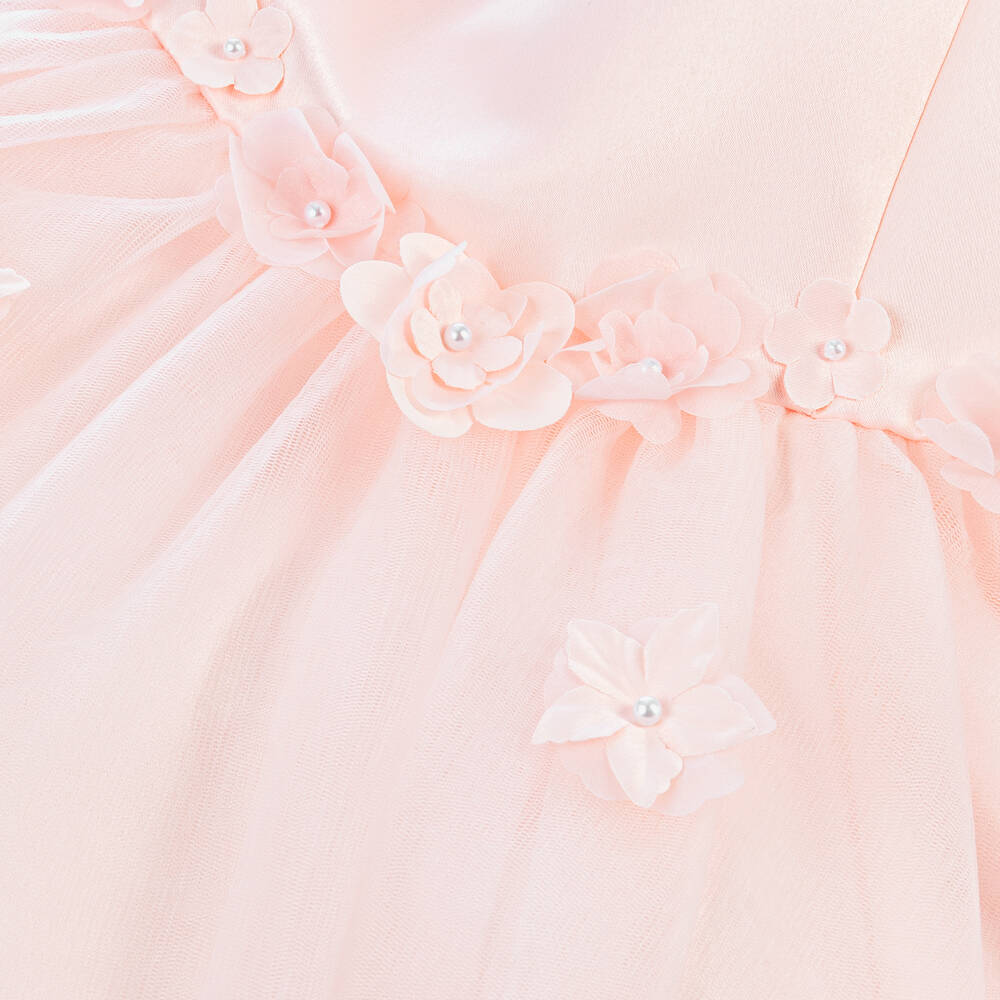 Sevva-فستان ساتان وتول لون زهري | Childrensalon