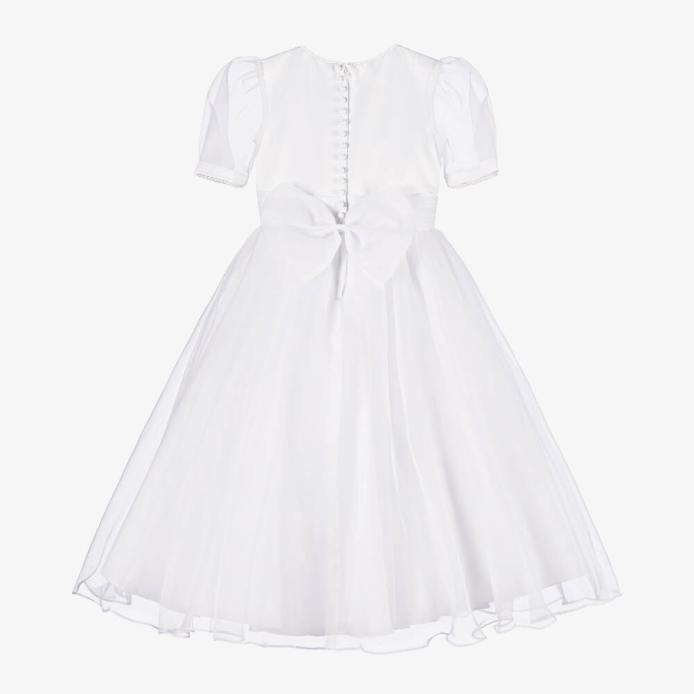 Sevva-فستان أورغانزا لون أبيض | Childrensalon